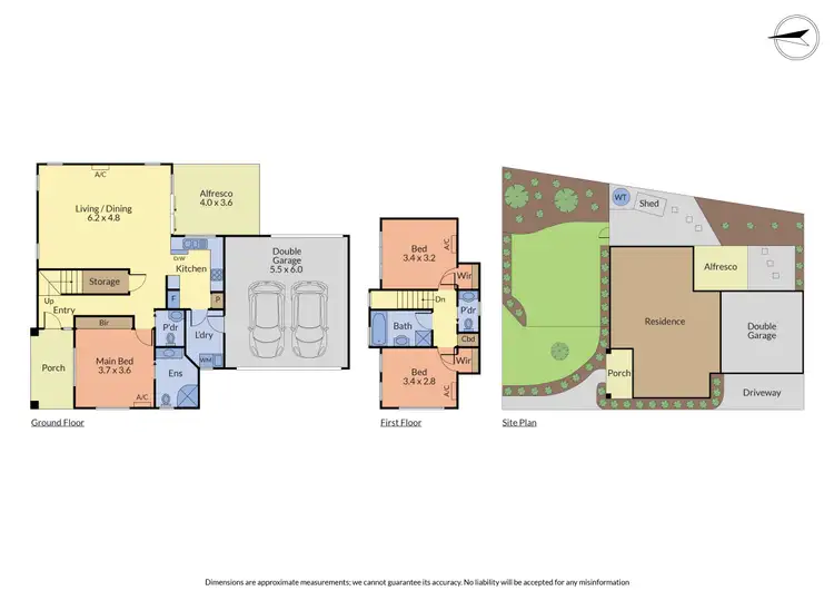 Floorplan of Homely townhouse listing, 1/8 Philip Road, Knoxfield VIC 3180