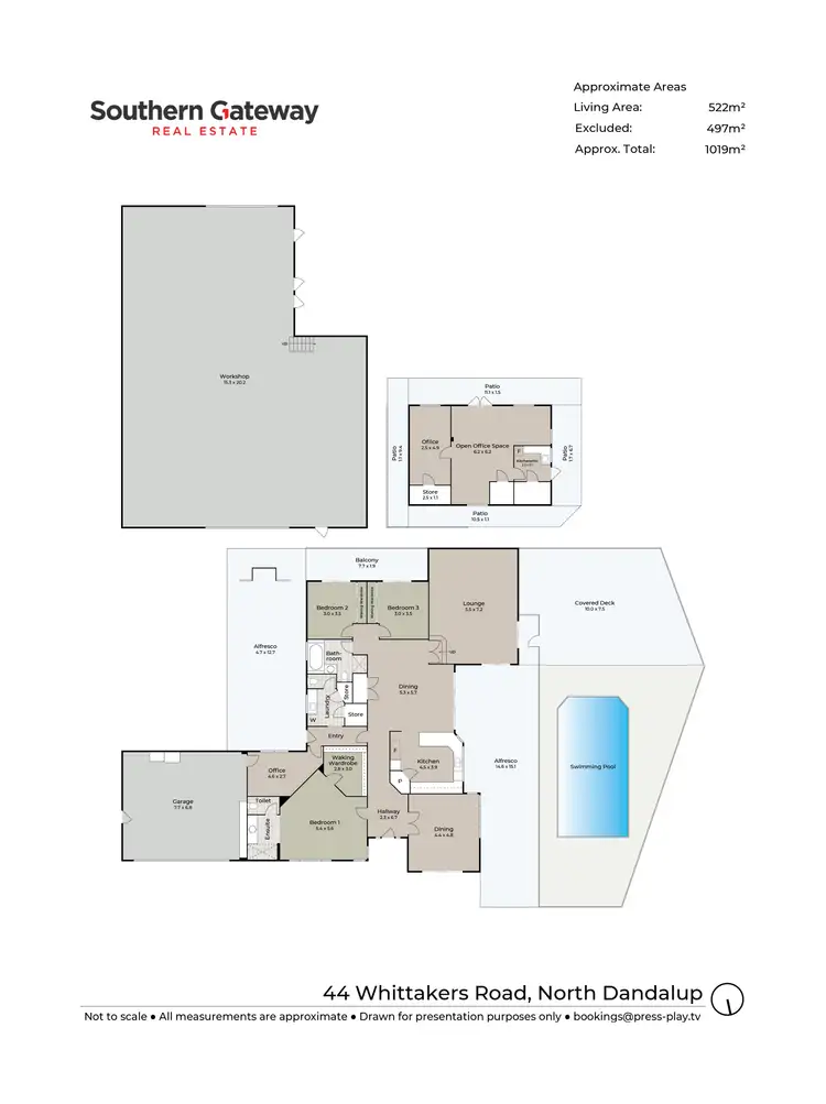 Floorplan of Homely house listing, 44 Whittakers Road, North Dandalup WA 6207
