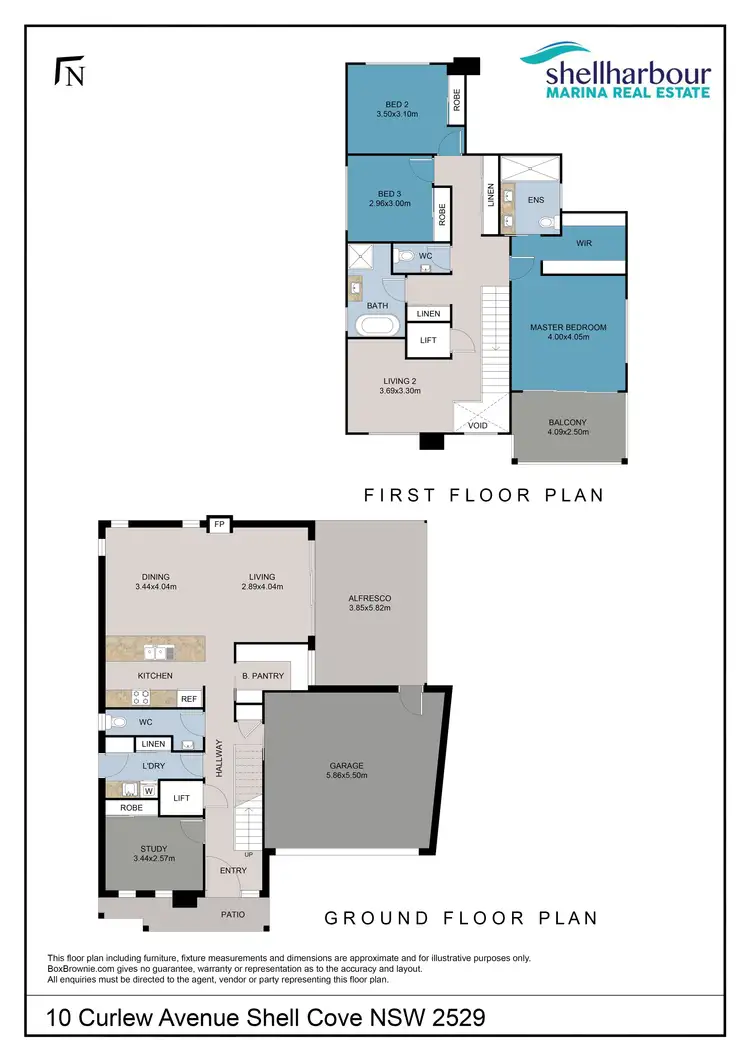 Floorplan of Homely house listing, 10 Curlew Avenue, Shell Cove NSW 2529