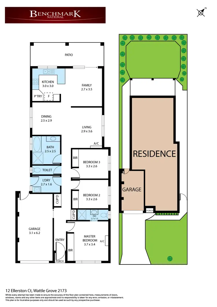 Floorplan of Homely house listing, 12 Ellerston Court, Wattle Grove NSW 2173