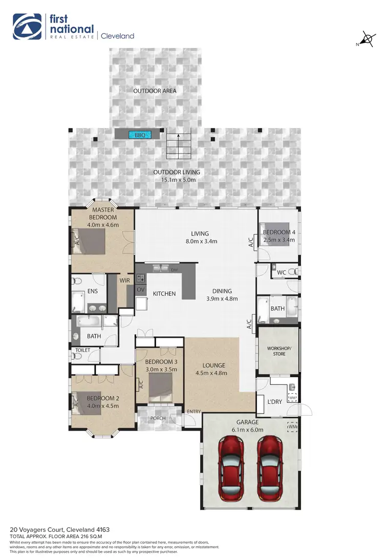 Floorplan of Homely house listing, 20 Voyagers Court, Raby Bay QLD 4163