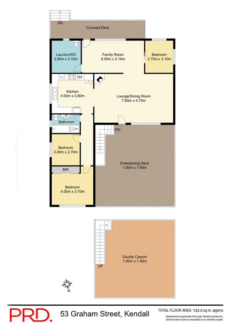 Floorplan of Homely house listing, 53 Graham Street, Kendall NSW 2439