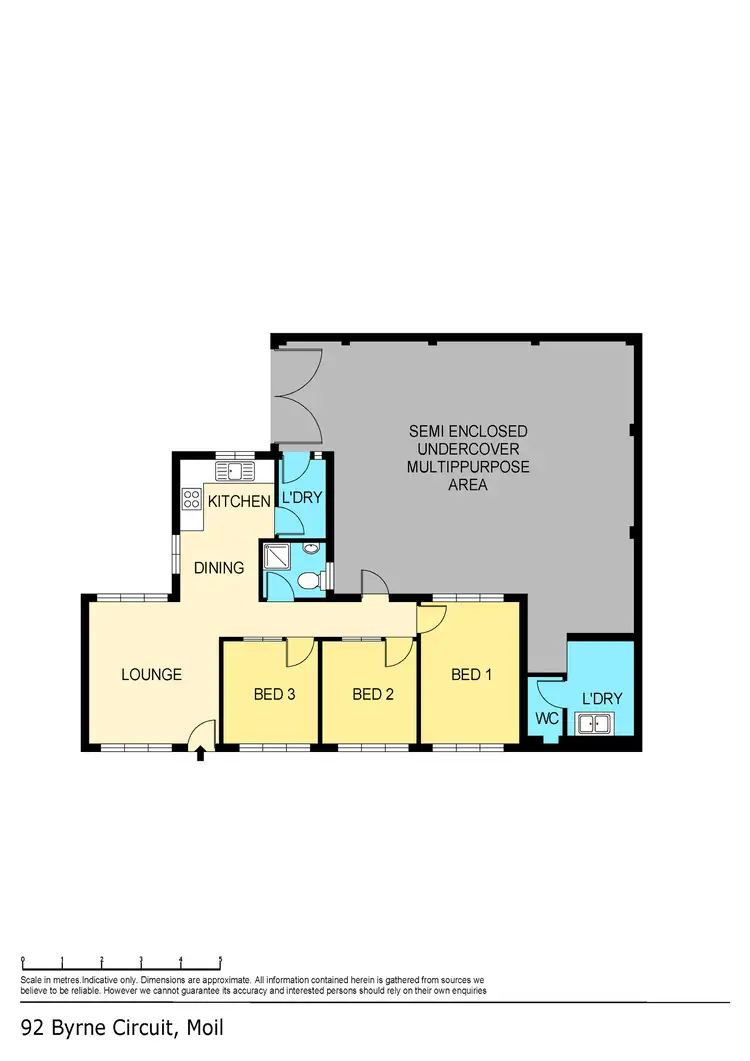Floorplan of Homely house listing, 92 Byrne Circuit, Moil NT 810