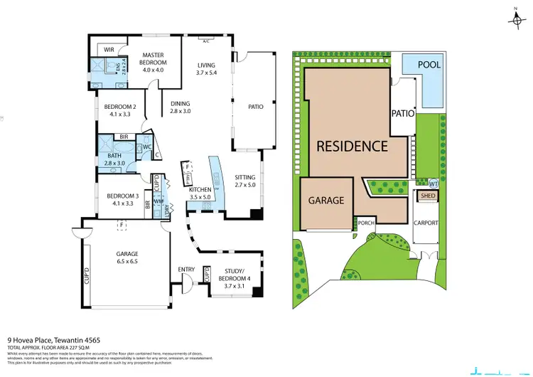 Floorplan of Homely house listing, 9 Hovea Place, Tewantin QLD 4565