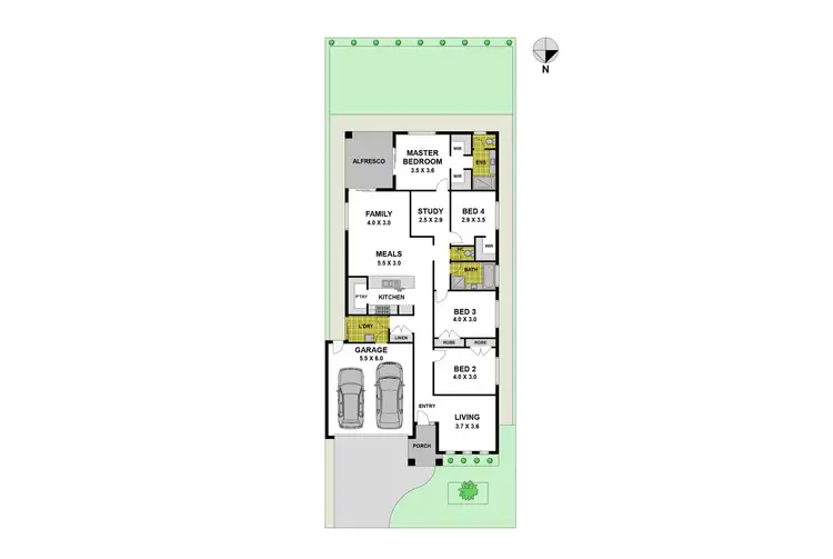 Floorplan of Homely house listing, 69 Lemonwood Drive, Greenvale VIC 3059