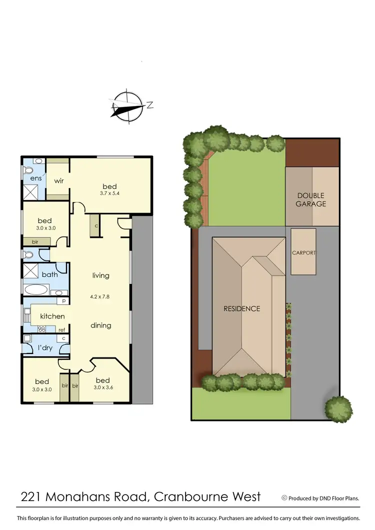 Floorplan of Homely house listing, 221 Monahans Road, Cranbourne West VIC 3977