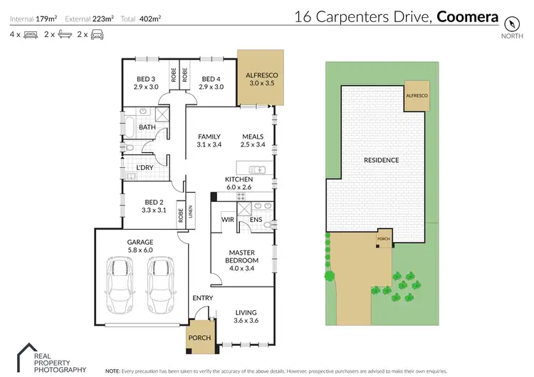 Floorplan of Homely house listing, 16 Carpenters Drive, Coomera QLD 4209