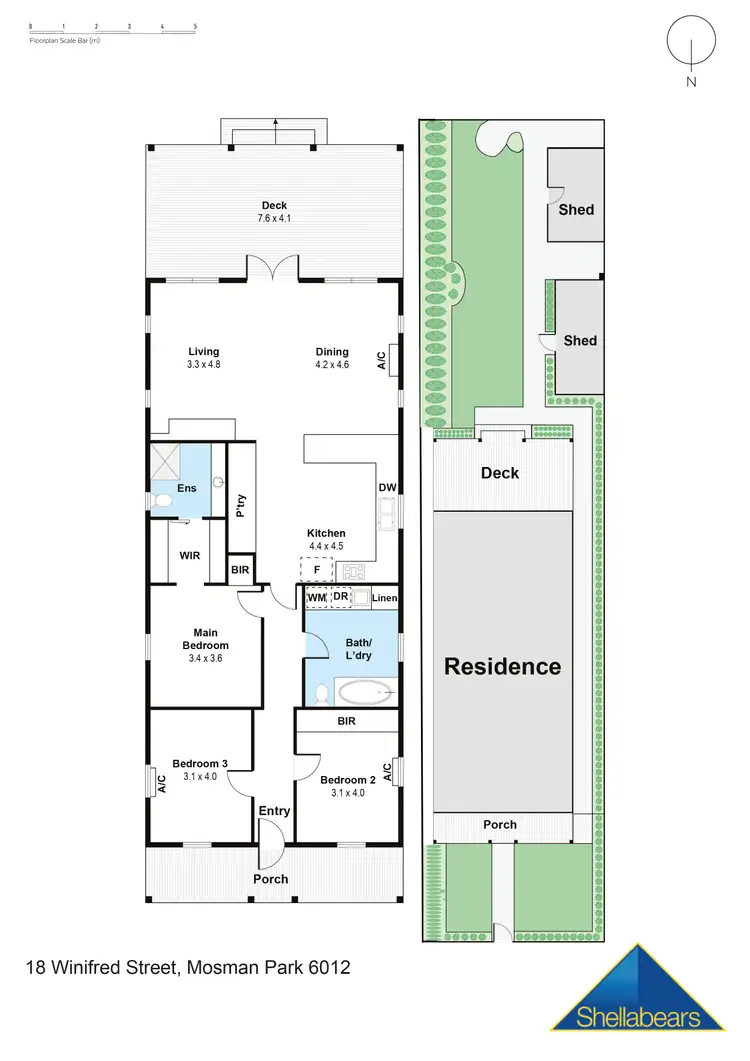 Floorplan of Homely house listing, 18 Winifred Street, Mosman Park WA 6012