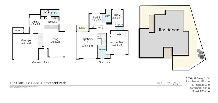 Floorplan of Homely house listing, 18/9 Barfield Road, Hammond Park WA 6164