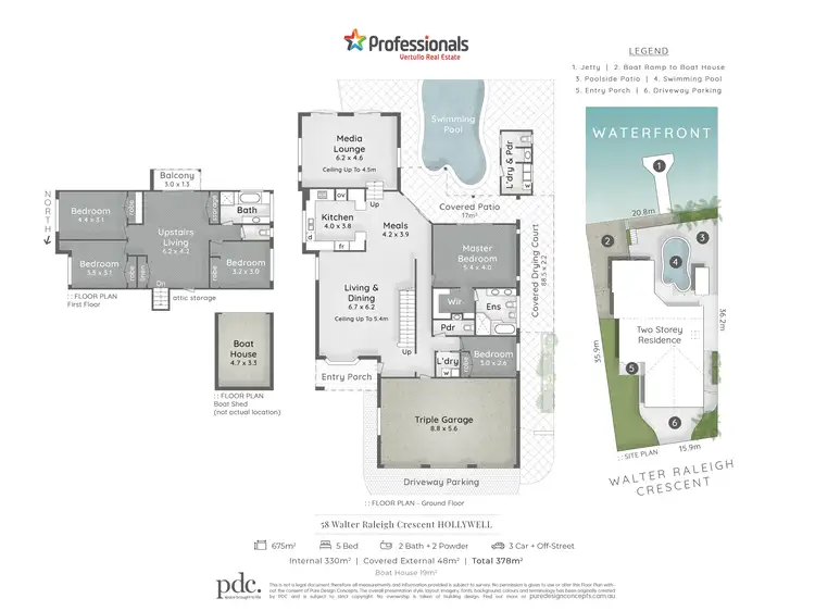 Floorplan of Homely house listing, 58 Walter Raleigh Crescent, Hollywell QLD 4216
