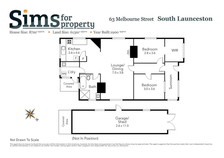 Floorplan of Homely house listing, 63 Melbourne Street, South Launceston TAS 7249