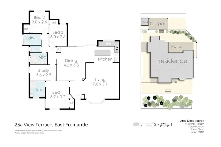 Floorplan of Homely house listing, 25a View Terrace, East Fremantle WA 6158
