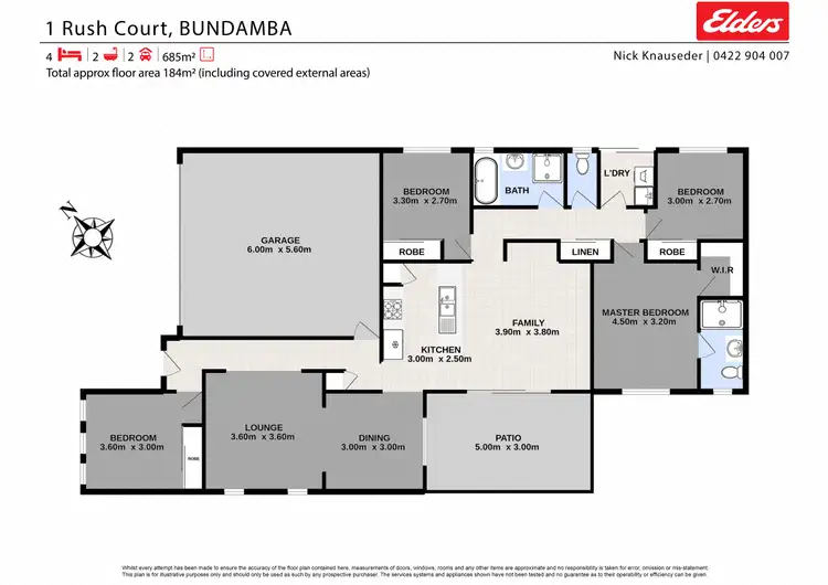 Floorplan of Homely house listing, 1 Rush Court, Bundamba QLD 4304