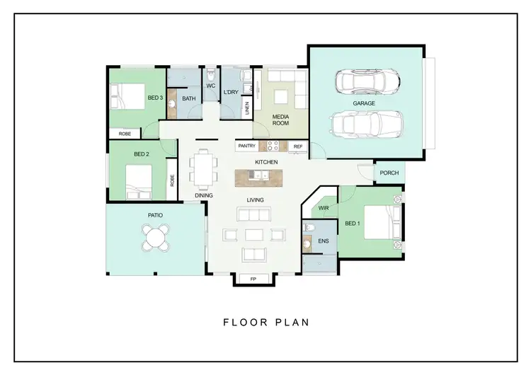 Floorplan of Homely house listing, 45 Almora Drive, Beaconsfield QLD 4740