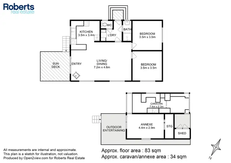 Floorplan of Homely house listing, 212 Gordon Street, Swansea TAS 7190