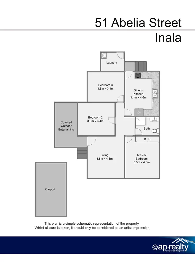 Floorplan of Homely house listing, 51 Abelia Street, Inala QLD 4077