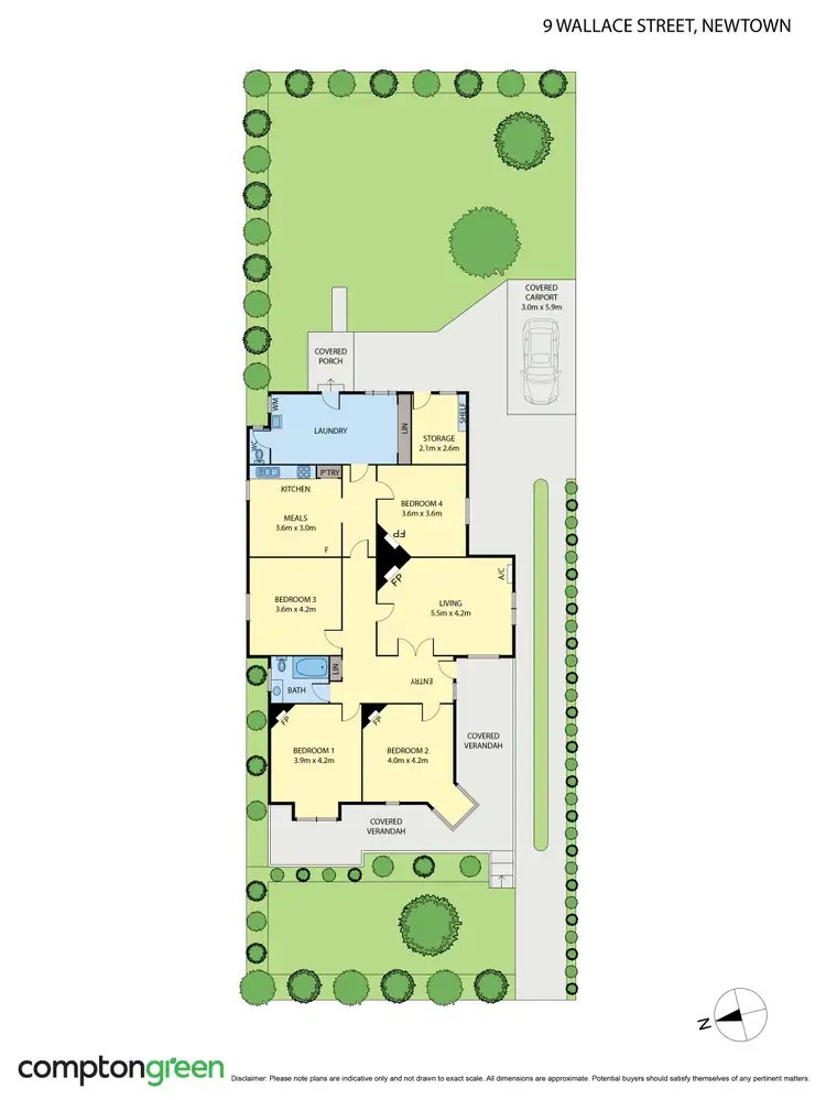 Floorplan of Homely house listing, 9 Wallace Street, Newtown VIC 3220