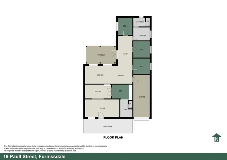 Floorplan of Homely house listing, 19 Paull Street, Furnissdale WA 6209