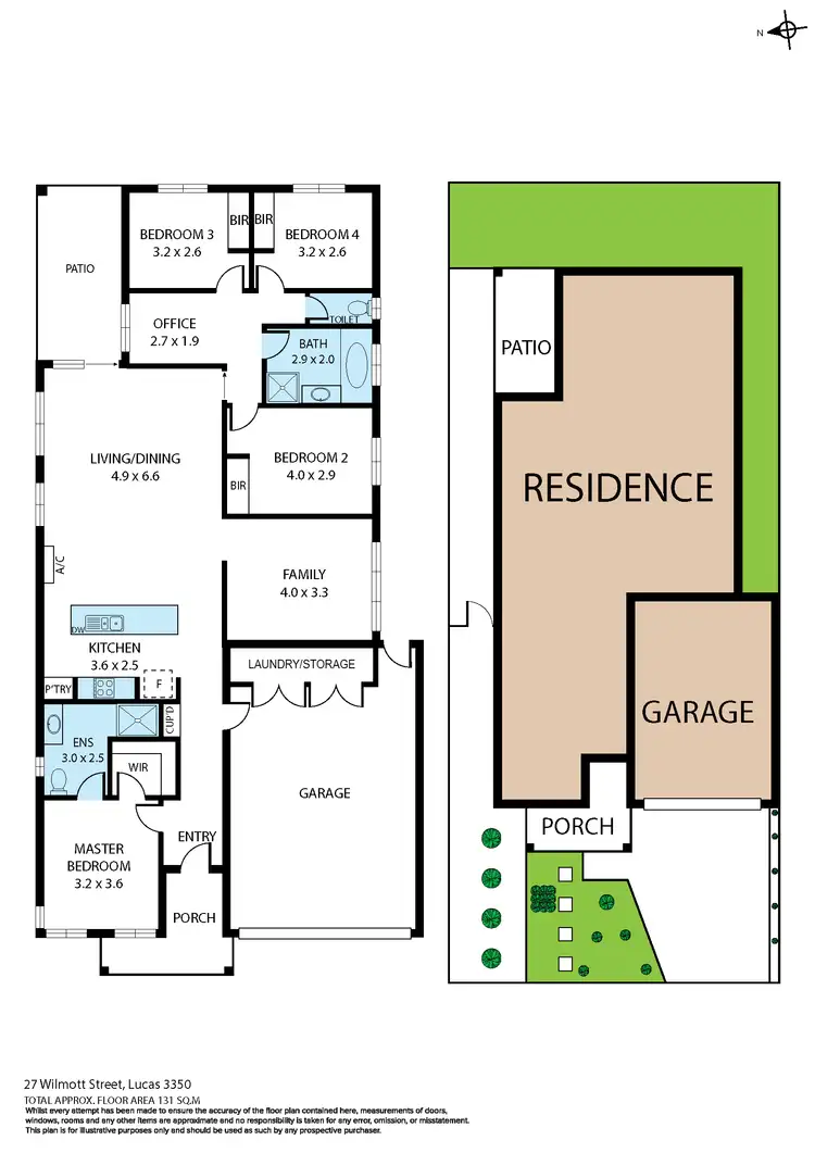 Floorplan of Homely house listing, 27 Wilmott Street, Lucas VIC 3350