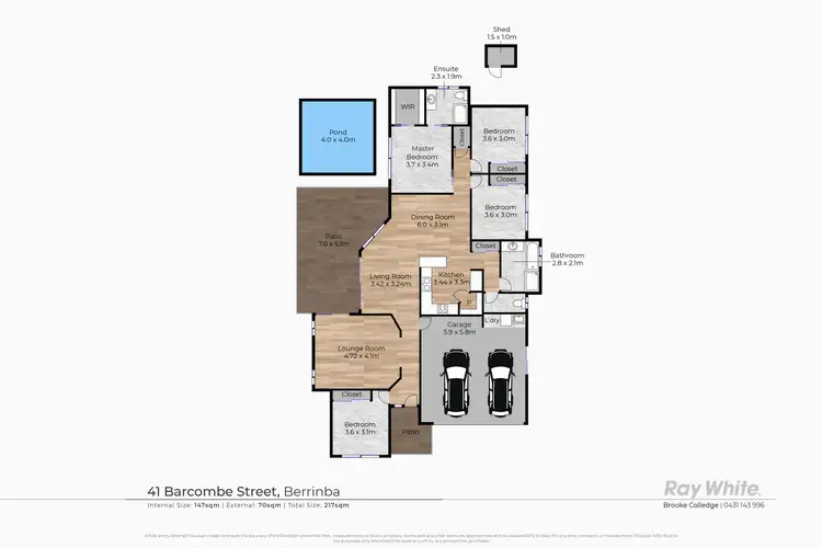 Floorplan of Homely house listing, 41 Barcombe Drive, Berrinba QLD 4117