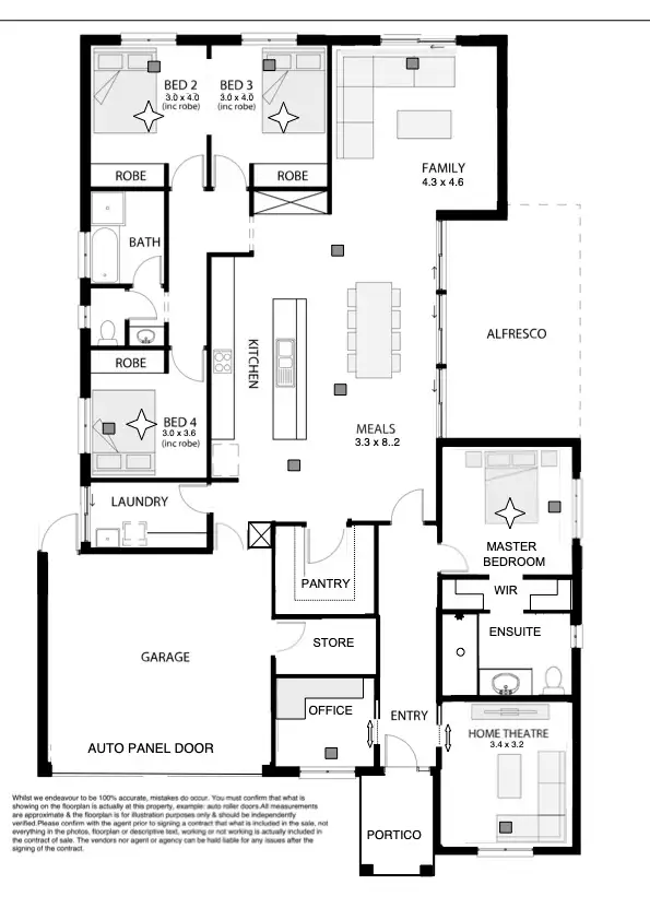 Floorplan of Homely house listing, 28 Cook Street, Seaford Meadows SA 5169