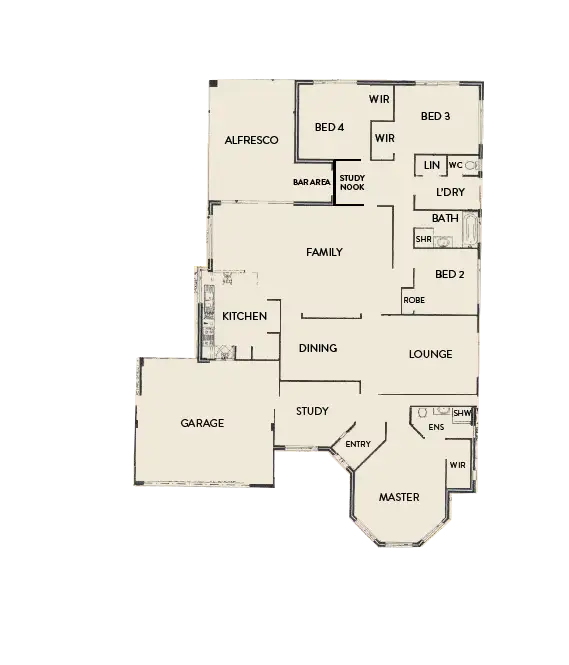 Floorplan of Homely house listing, 19 Brouwer Trail, Dudley Park WA 6210