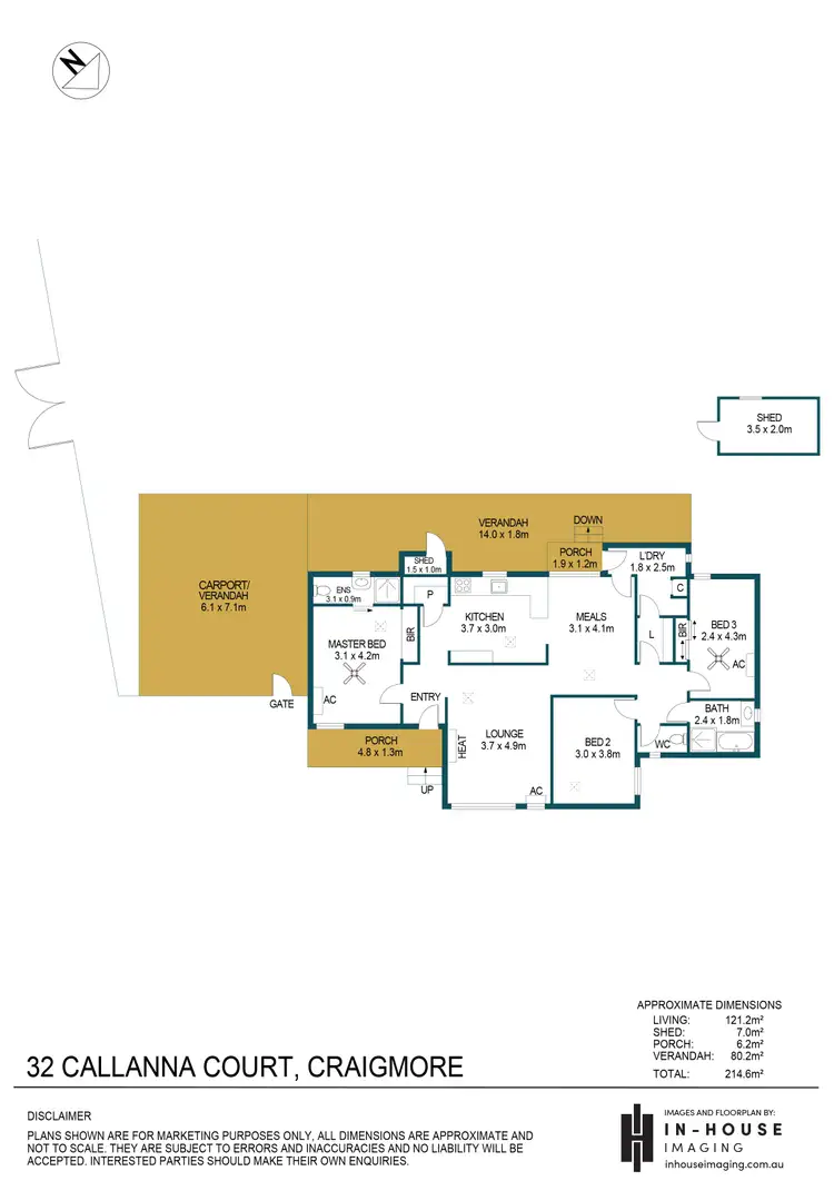 Floorplan of Homely house listing, 32 Callanna Court, Craigmore SA 5114