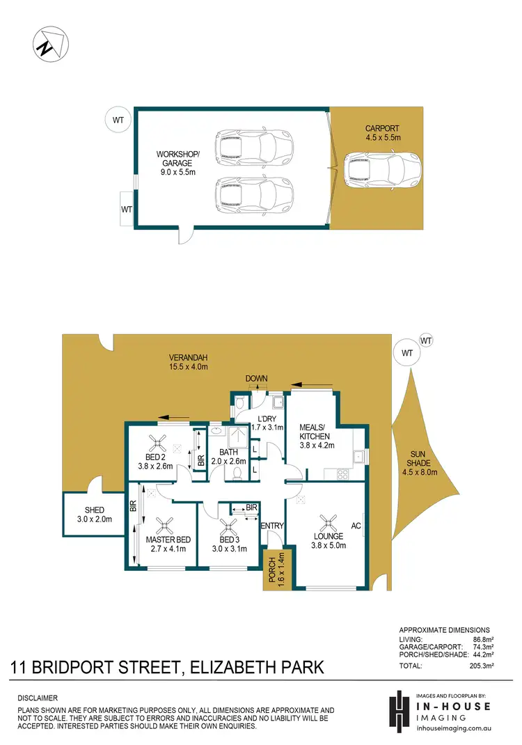Floorplan of Homely house listing, 11 Bridport Street, Elizabeth Park SA 5113