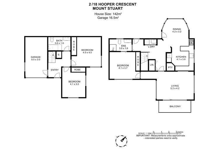 Floorplan of Homely house listing, 2/18 Hooper Crescent, Mount Stuart TAS 7000