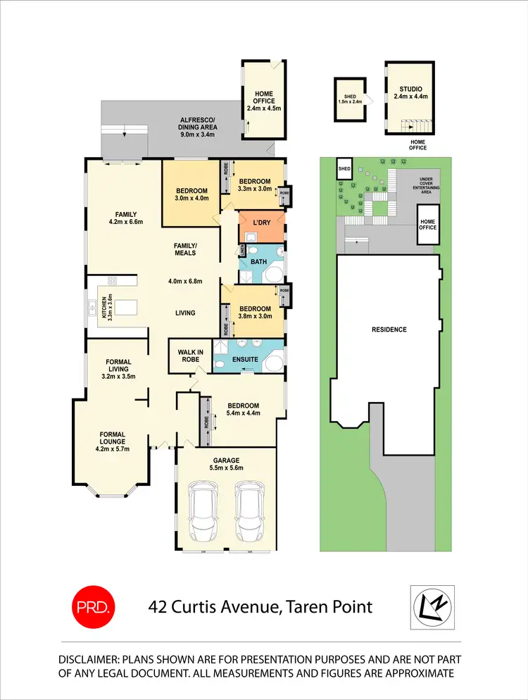 Floorplan of Homely house listing, 42 Curtis Avenue, Taren Point NSW 2229