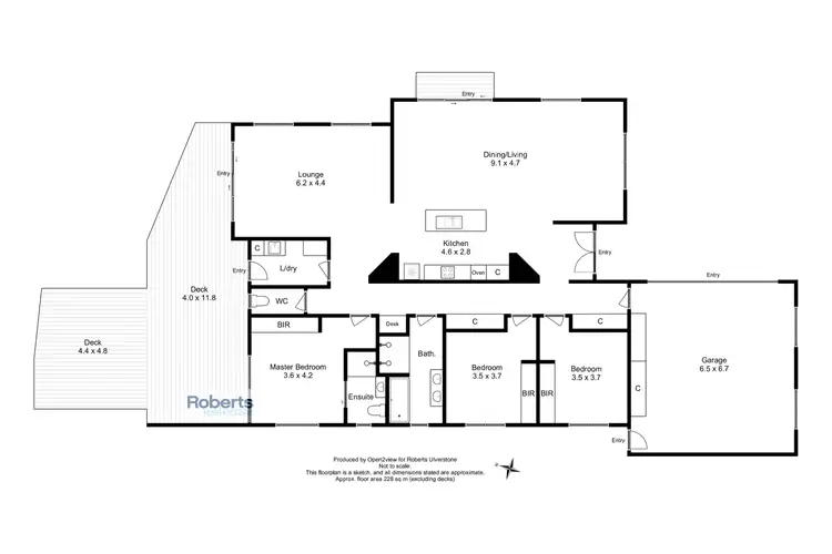 Floorplan of Homely house listing, 2 Explorer Drive, Turners Beach TAS 7315