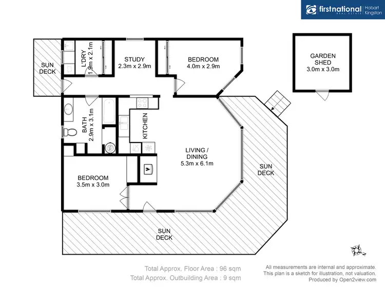Floorplan of Homely unit listing, 5/78 Davies Road, Lower Snug TAS 7054