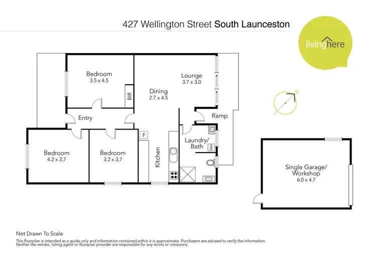 Floorplan of Homely house listing, 427 Wellington Street, South Launceston TAS 7249