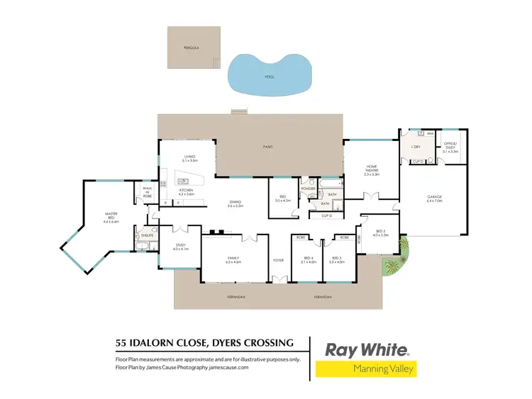 Floorplan of Homely rural property listing, 55 Idalorn Close, Dyers Crossing NSW 2429