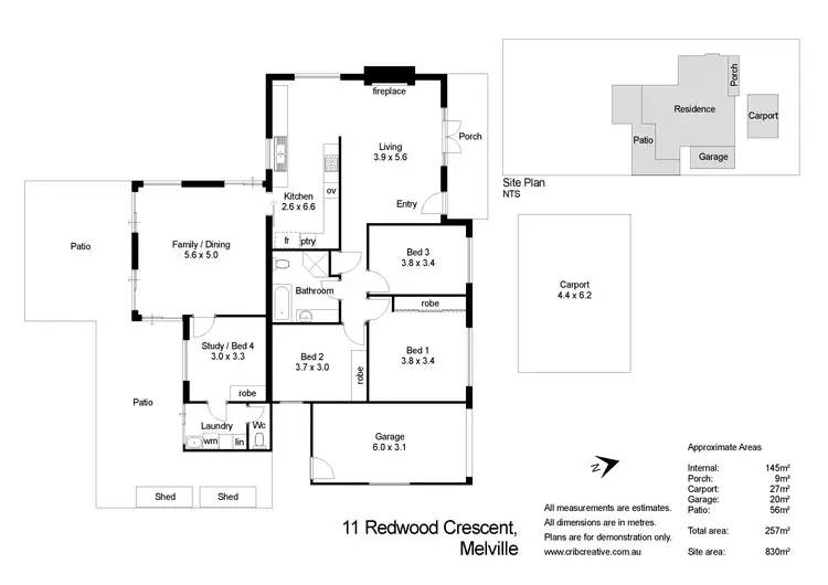 Floorplan of Homely house listing, 11 Redwood Crescent, Melville WA 6156