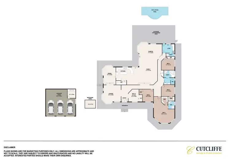 Floorplan of Homely rural property listing, 66-68 Davenport Drive, Wallacia NSW 2745