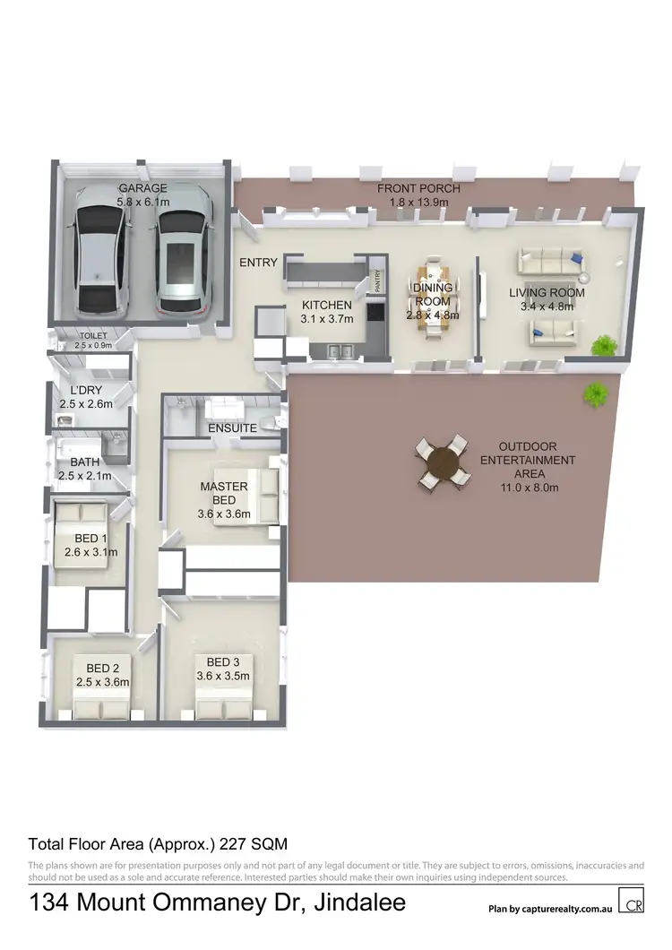 Floorplan of Homely house listing, 134 Mount Ommaney Drive, Jindalee QLD 4074