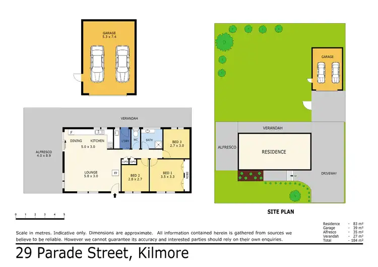 Floorplan of Homely house listing, 29 Parade Street, Kilmore VIC 3764