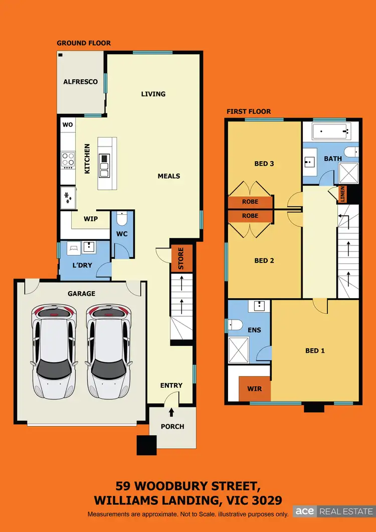 Floorplan of Homely house listing, 59 Woodbury Street, Williams Landing VIC 3027