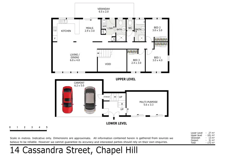 Floorplan of Homely house listing, 14 Cassandra Street, Chapel Hill QLD 4069