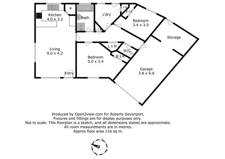 Floorplan of Homely unit listing, 4/74 George Street, Devonport TAS 7310