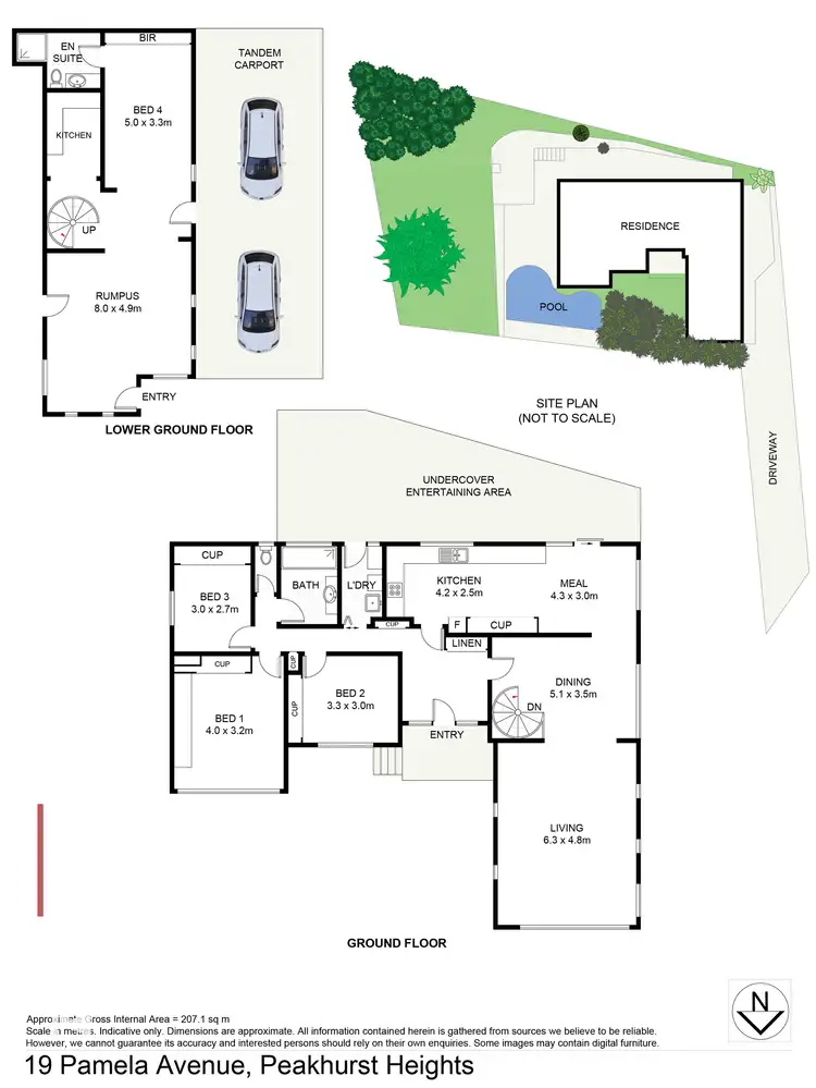Floorplan of Homely house listing, 19 Pamela Avenue, Peakhurst Heights NSW 2210