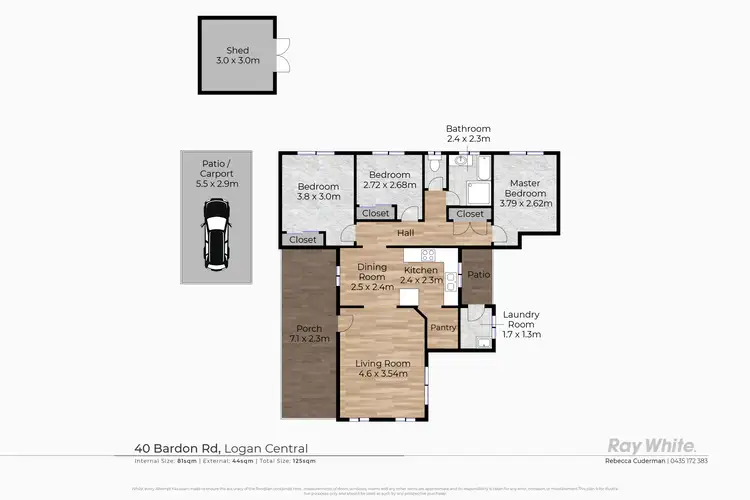 Floorplan of Homely house listing, 40 Bardon Road, Logan Central QLD 4114