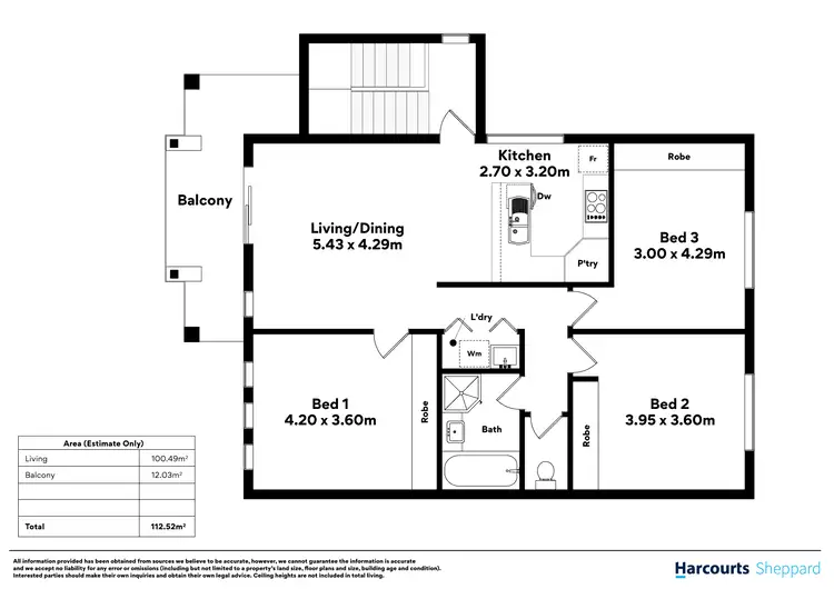 Floorplan of Homely unit listing, 2/21 The Avenue, Athol Park SA 5012