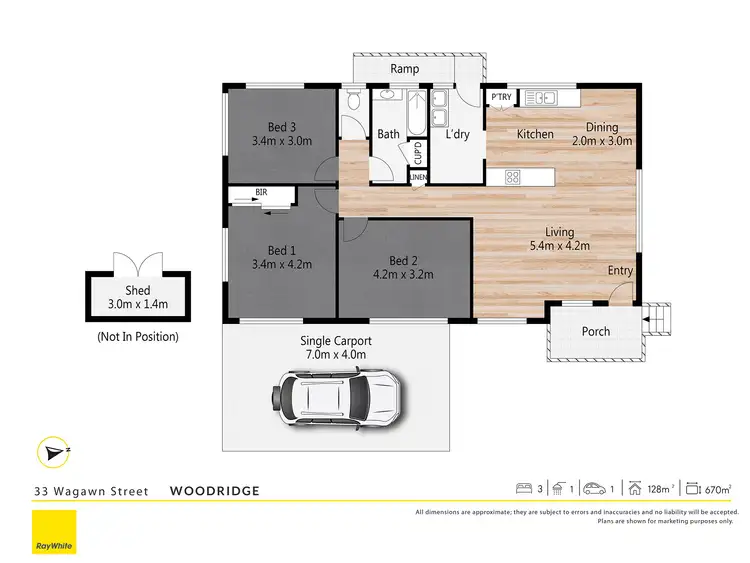 Floorplan of Homely house listing, 33 Wagawn Street, Woodridge QLD 4114