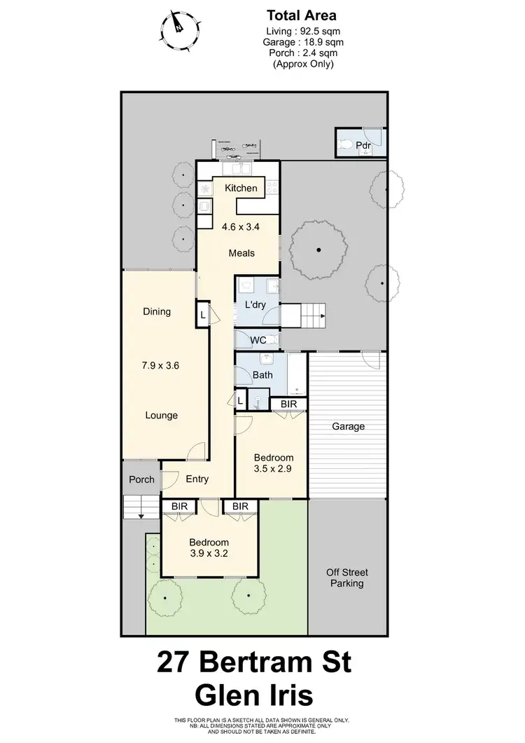 Floorplan of Homely unit listing, 27 Bertram Street, Glen Iris VIC 3146