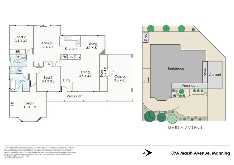 Floorplan of Homely house listing, 39a Marsh Avenue, Manning WA 6152
