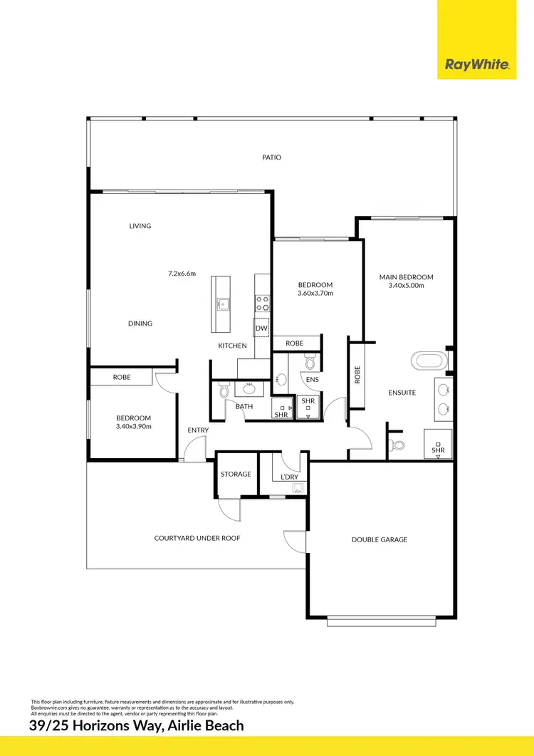 Floorplan of Homely unit listing, 39/25 Horizons Way, Airlie Beach QLD 4802