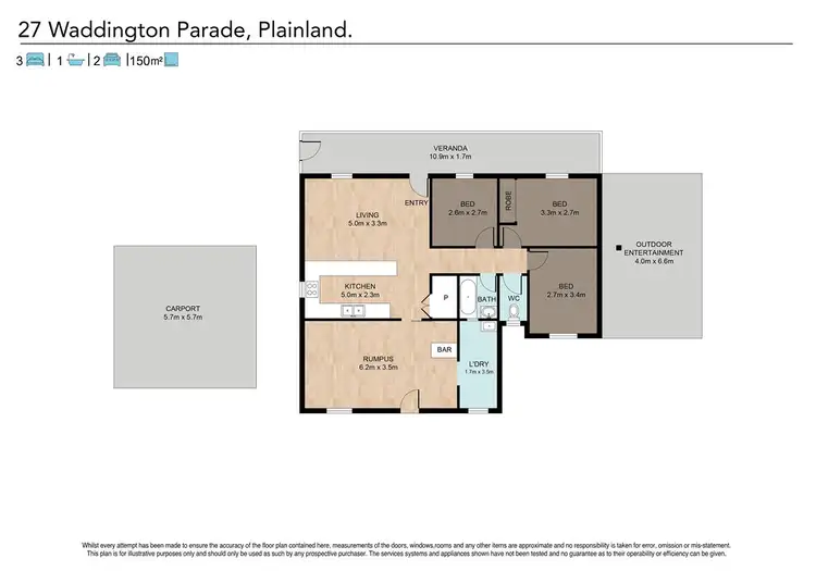 Floorplan of Homely house listing, 27 Waddington Parade, Plainland QLD 4341