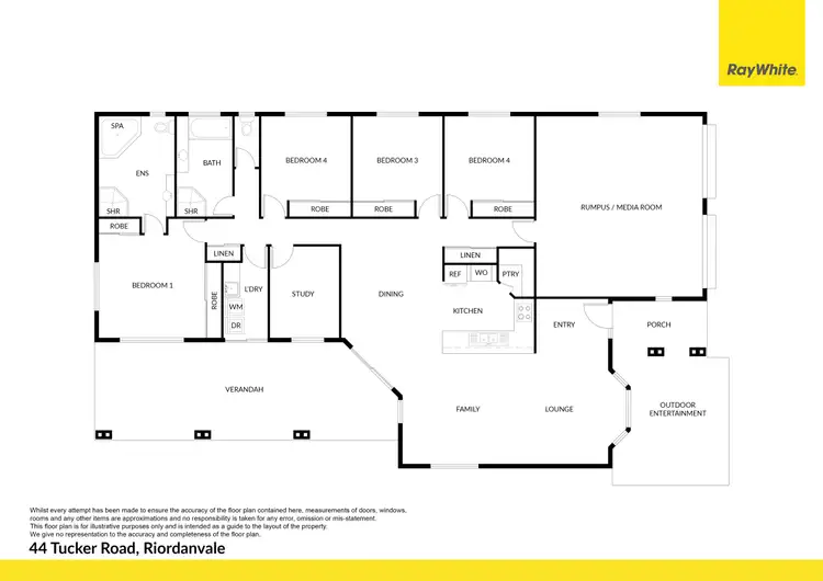 Floorplan of Homely house listing, 44 Tucker Road, Riordanvale QLD 4800